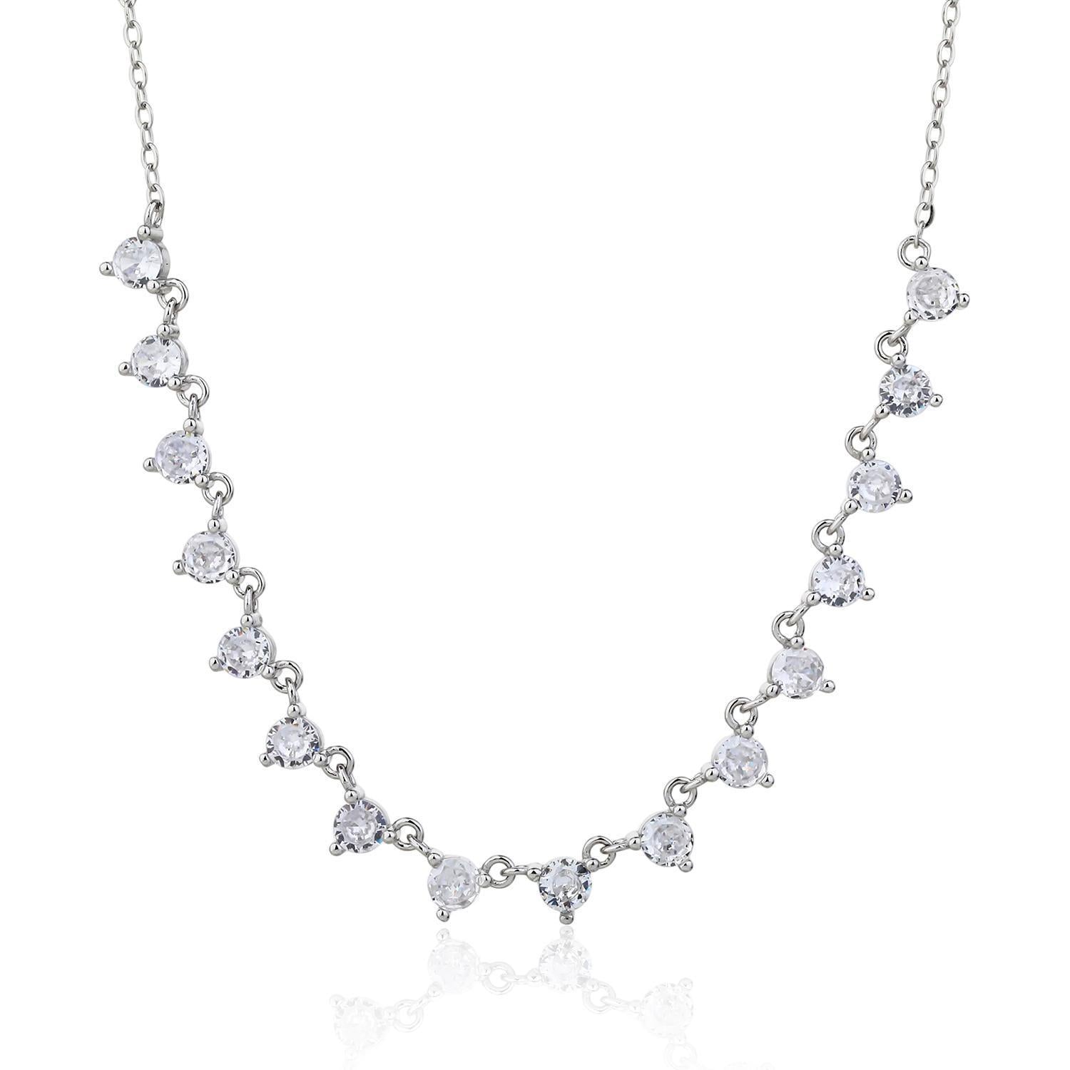 שרשרת משובצת זרקונים